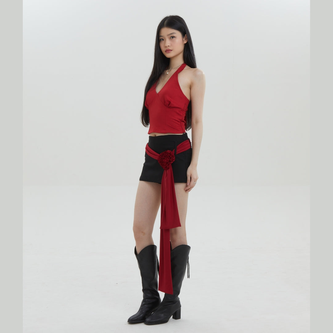 Shewearssugar -- Jisoo Flower Skort | Bawahan Wanita | Blackpink Konser Outfit