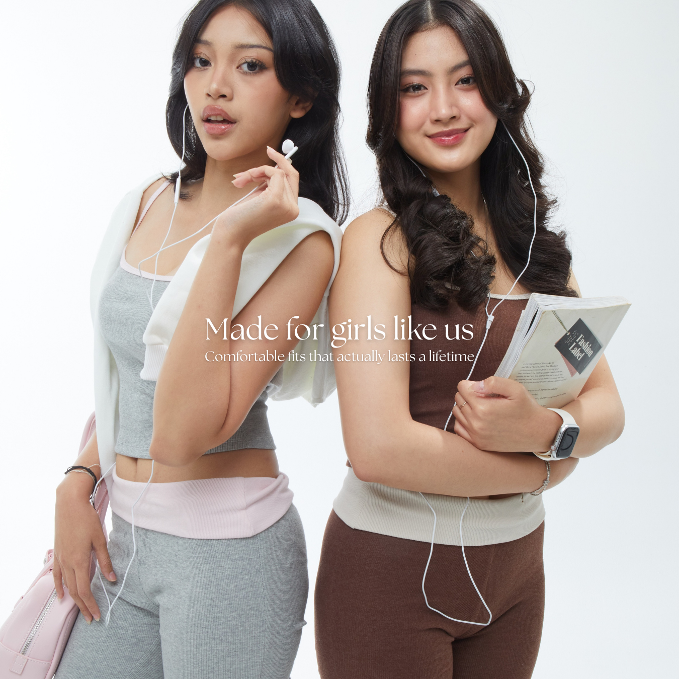 She Wears Sugar – Patricia Set | Tank Top Wanita Celana Training Wanita Sweatpants Wanita Set Baju Wanita Korean Style Y2K Outfit Fit Body