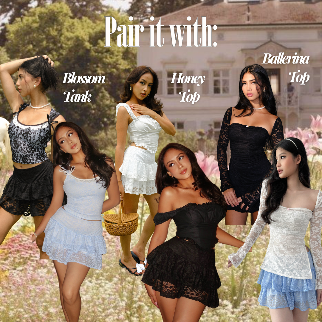 She Wears Sugar x Zeta Blanco – Buttercup Skort | Skort Wanita Rok Celana Wanita High Waist Korean Style Outfit