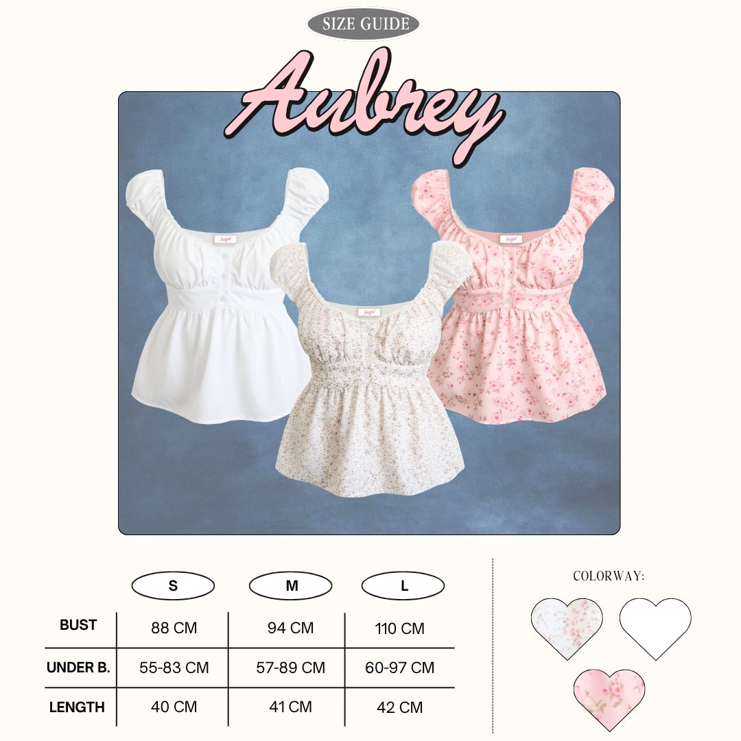 SHEWEARSSUGAR X VARREL RIEVERA — Aubrey Babydoll Top | Atasan Wanita Kekinian Casual Cute
