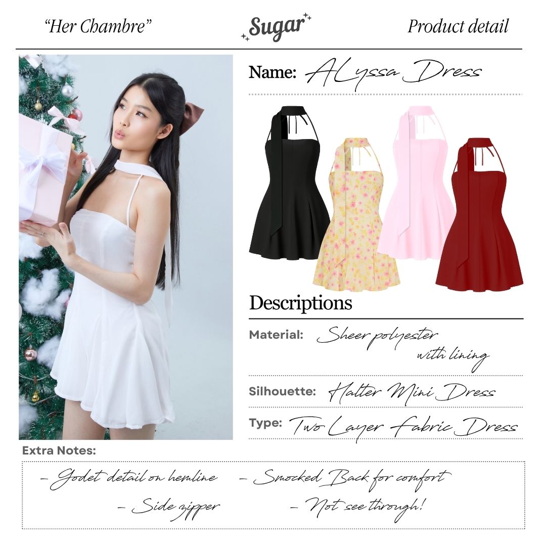 Shewearssugar -- Alyssa Dress | Halter Neckline | Scarf | Summer | Bali