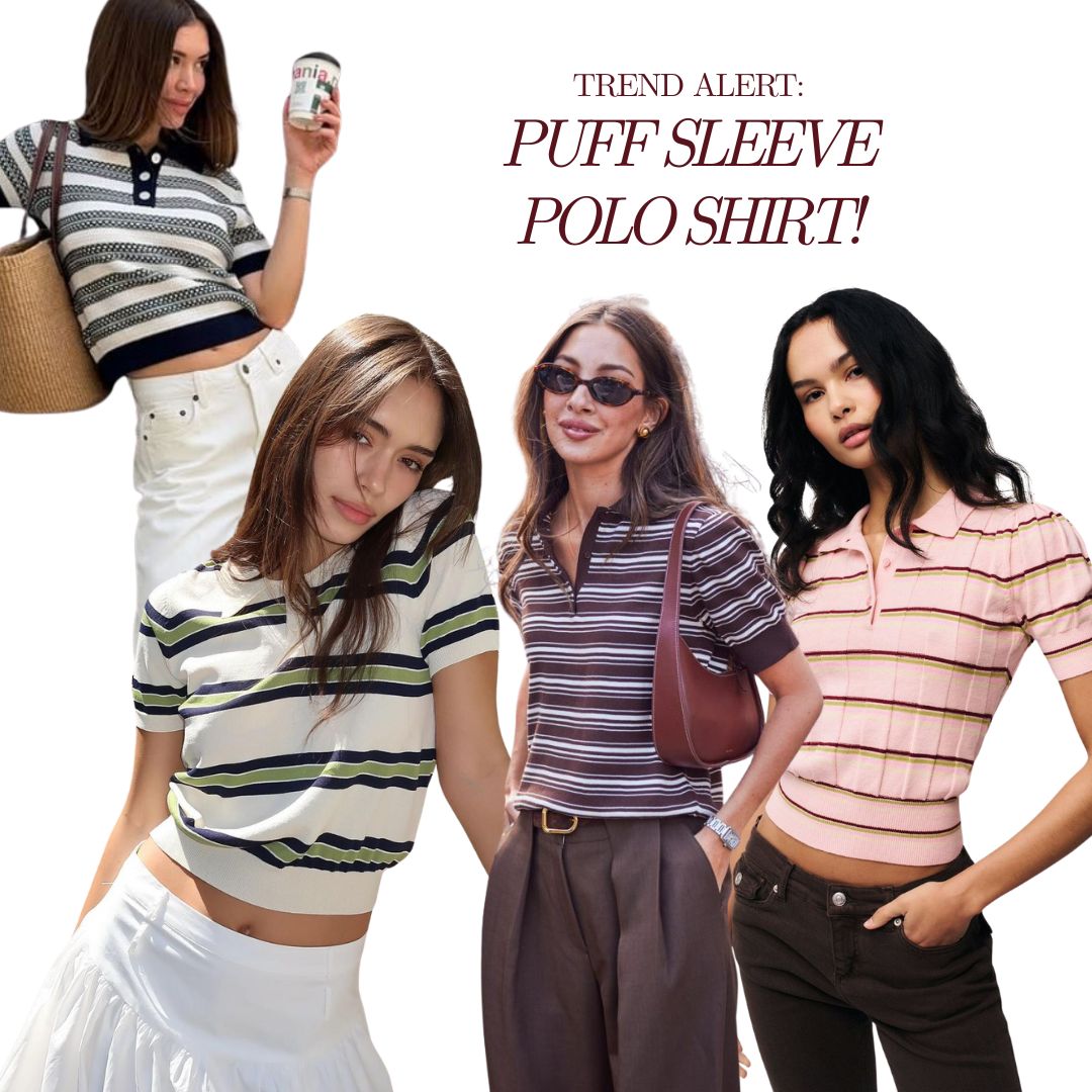 SHEWEARSSUGAR -- Hazel Polo Shirt | Garis - Garis | Kaos Polo Wanita