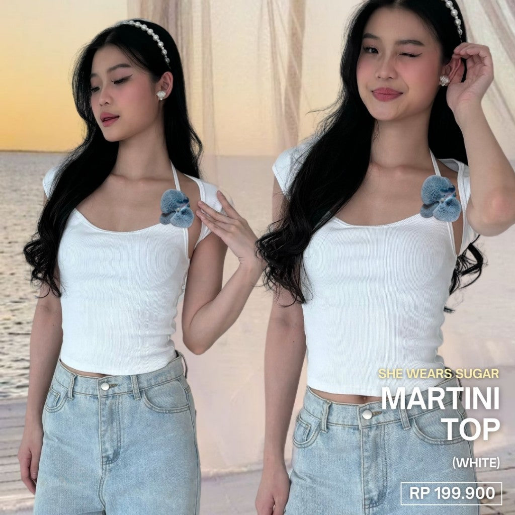 Shewearssugar MARTINI TOP | Top Wanita | Outfit Korea | Atasan Wanita