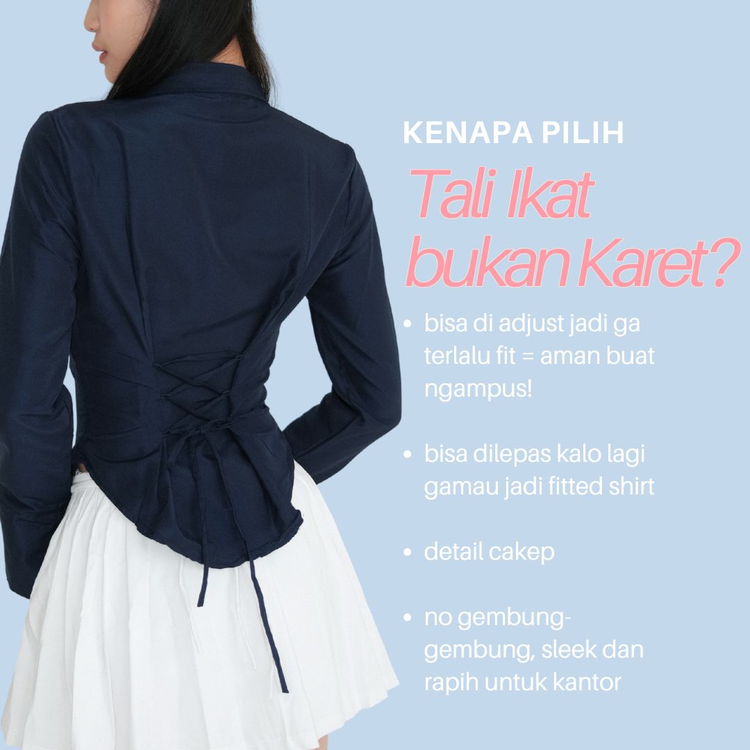 SHEWEARSSUGAR x SHAGUFFTA - Miss Manager Shirt | Shirt Wanita Ngantor | Atasan Wanita Kemeja