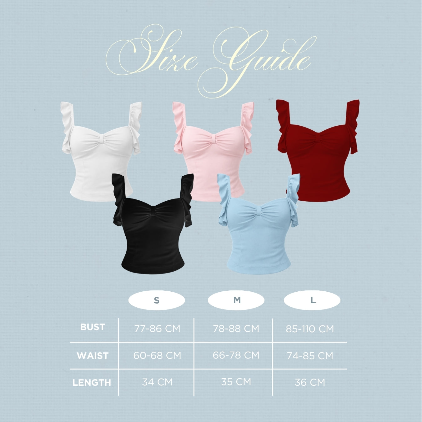 She Wears Sugar x Isabella – Coco Top | Baju Atasan Wanita Terbaru Tank Top Wanita Atasan Cewe Korean Style Summer Outfit Bali