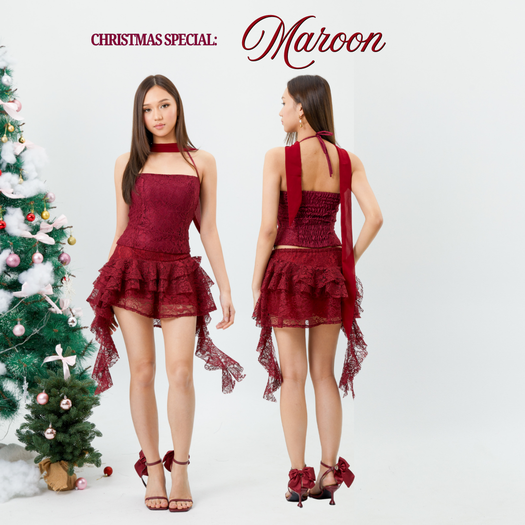 Shewearssugar Chiara Skort | Skort Wanita | Bawahan Wanita | Coquette Aesthetic