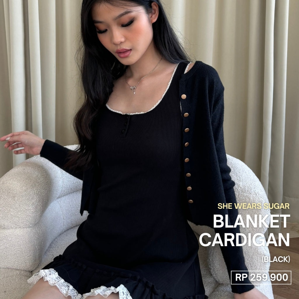 She Wears Sugar -- Blanket Cardigan | Cardigan | Atasan Wanita | Sweater