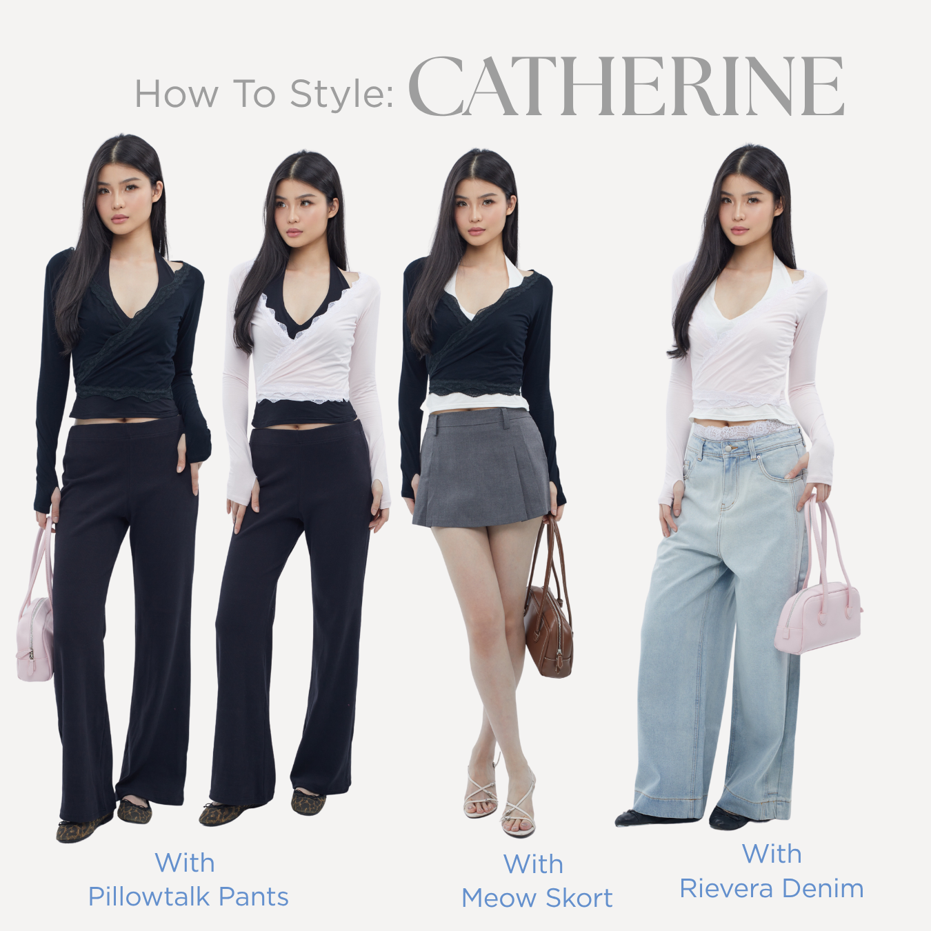Catherine Wrap Top