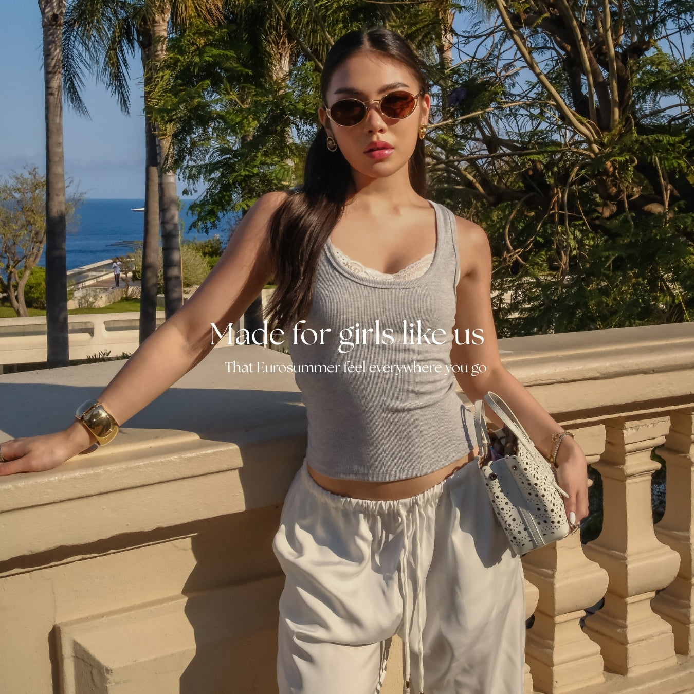 She Wears Sugar – Race Day Tank | Tank Top Wanita Set Inner Lace Tank Top Wanita Atasan Cewe Korean Style Fit Body Y2K Top Outfit