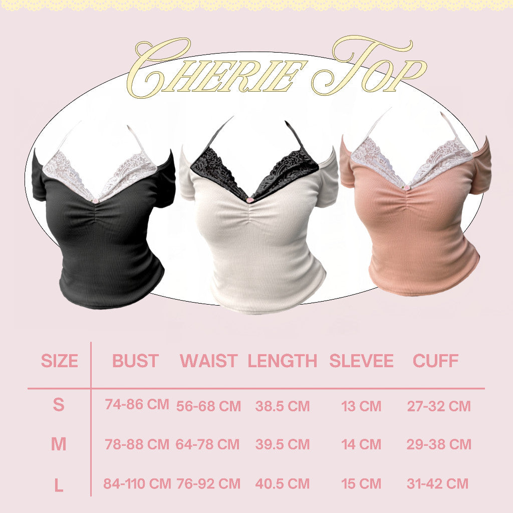 She Wears Sugar -- CHERIE TOP | Tank Top Wanita | Atasan Wanita | Coquette Aesthetic