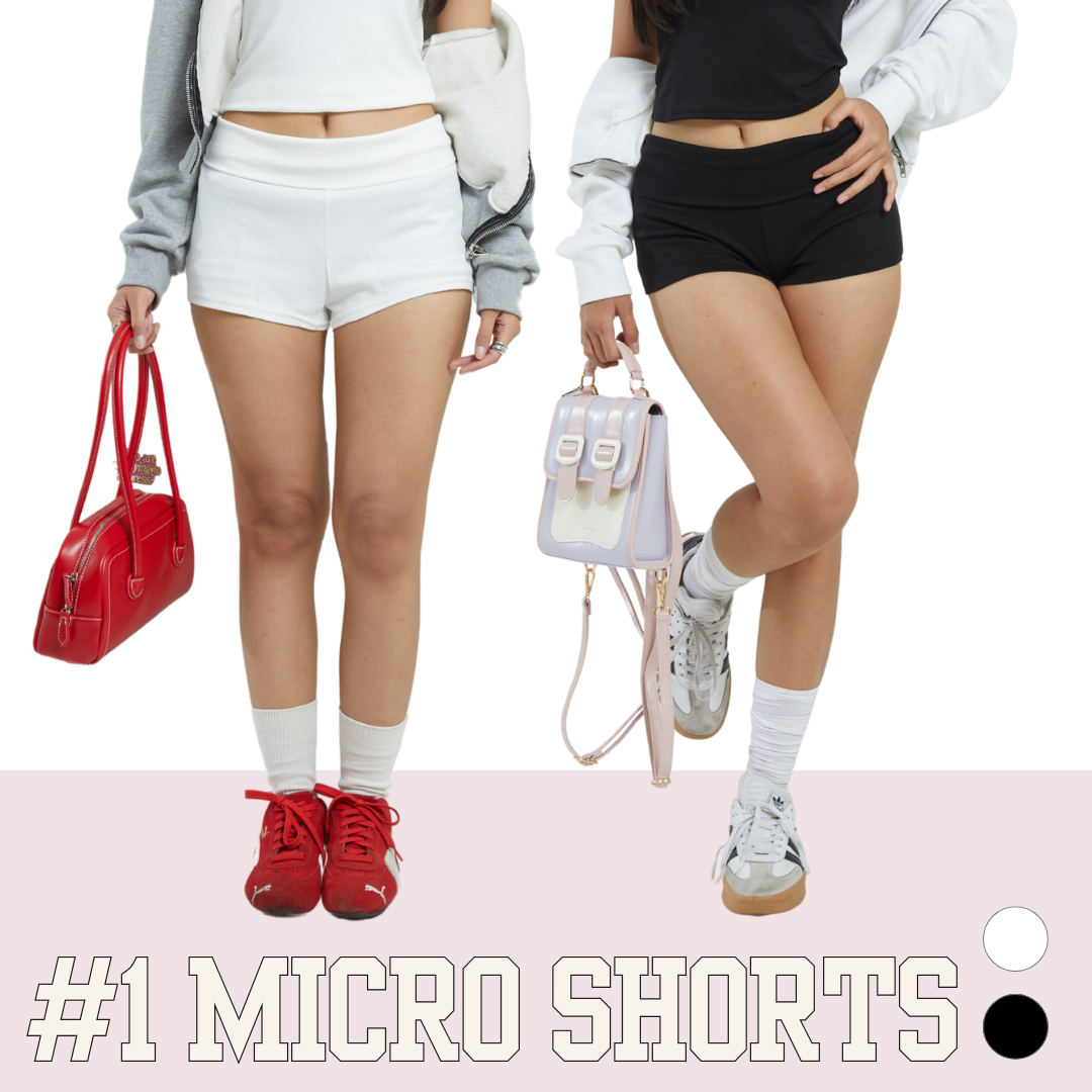SHEWEARSSUGAR - Snuggle Micro Shorts | Short Wanita | Bawahan Wanita | Pakaian Wanita | Celana Pendek