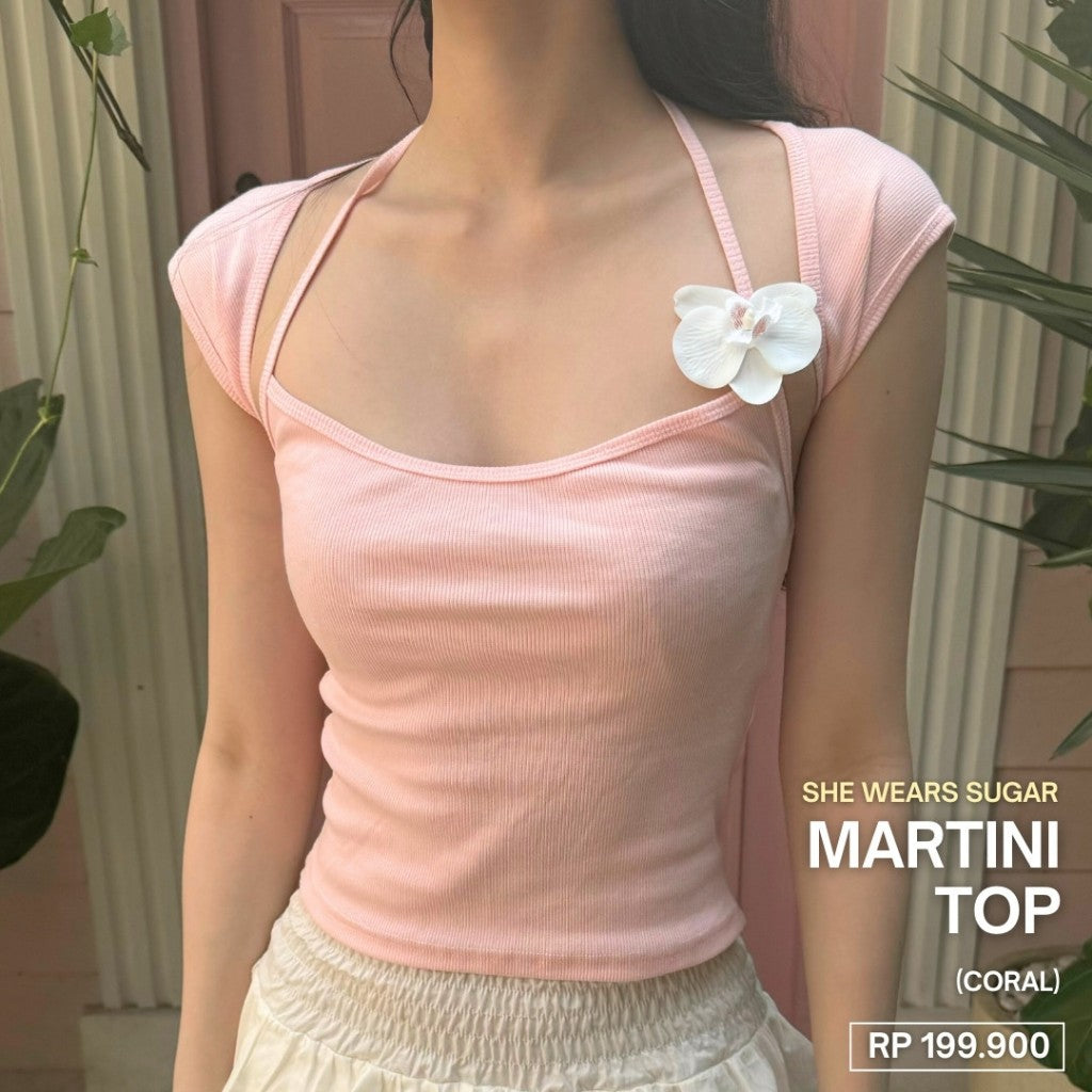 Shewearssugar MARTINI TOP | Top Wanita | Outfit Korea | Atasan Wanita