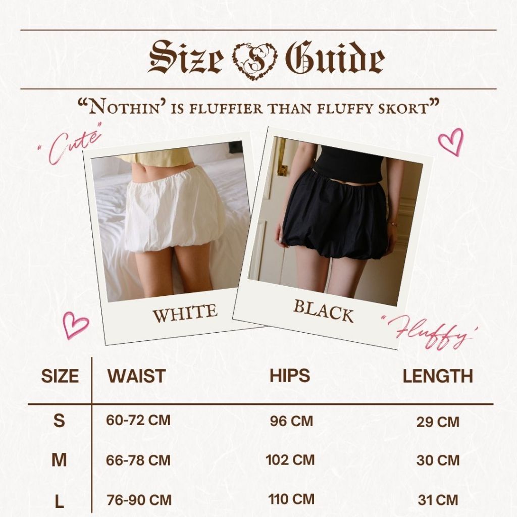 She Wears Sugar -- Fluffy Skort | Bubble Skirt | Rok Balon | Rok Celana | Bawahan Wanita | Skort