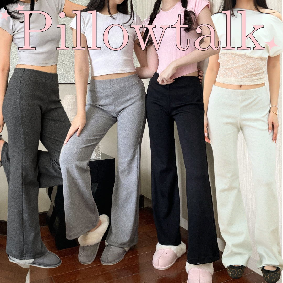 SHEWEARSSUGAR | Pillowtalk Pants | Celana Panjang Wanita | Bawahan Wanita | Flare Pants | Celana Tidur Wanita | Celana Santai | Celana Casual Wanita