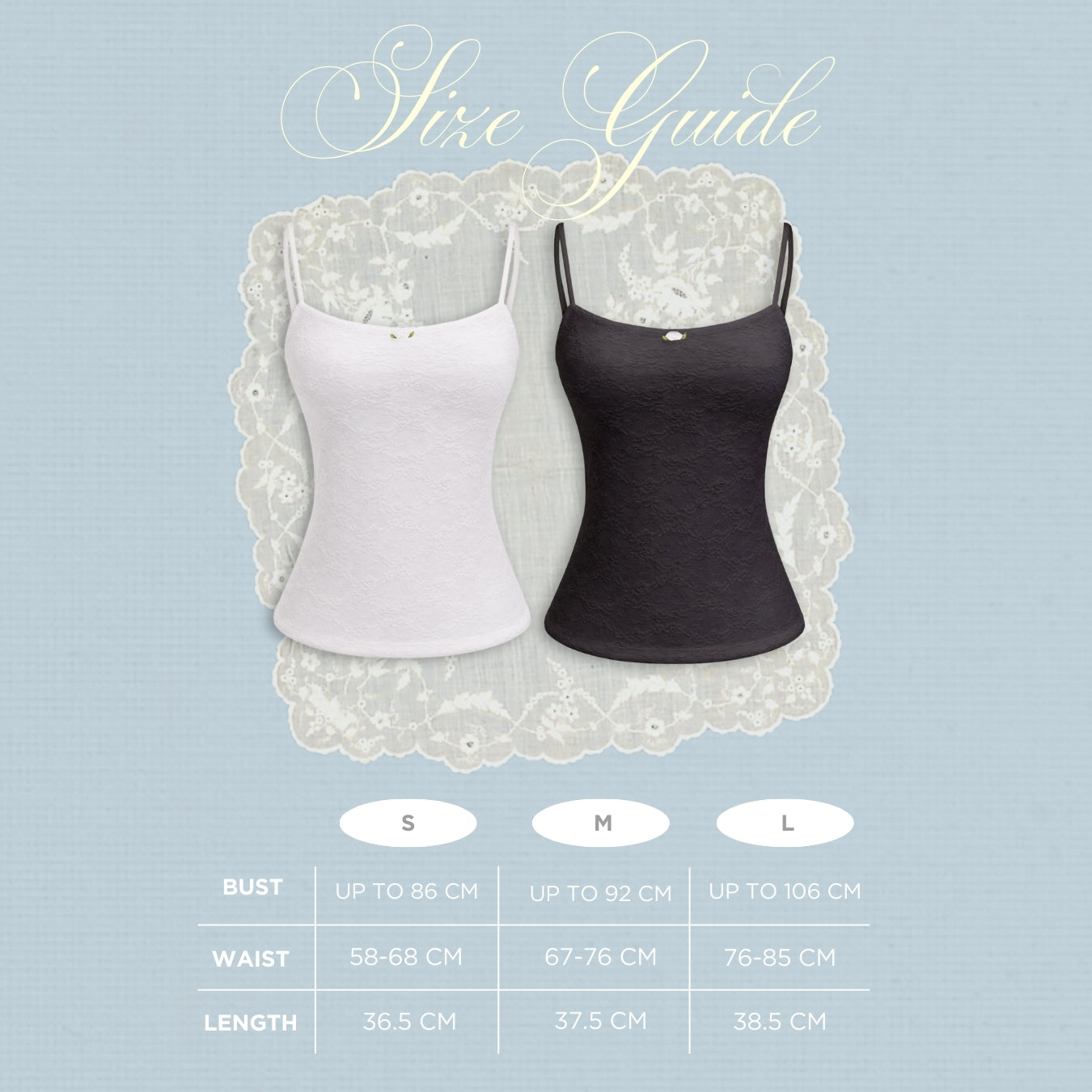 She Wears Sugar x Isabella – Tulip Tank | Tank Top Wanita Lace Fit Body Atasan Cewe Coquette Y2K Top