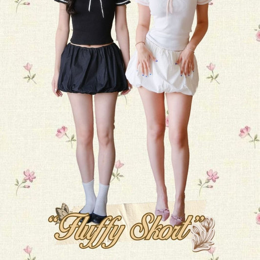 She Wears Sugar -- Fluffy Skort | Bubble Skirt | Rok Balon | Rok Celana | Bawahan Wanita | Skort
