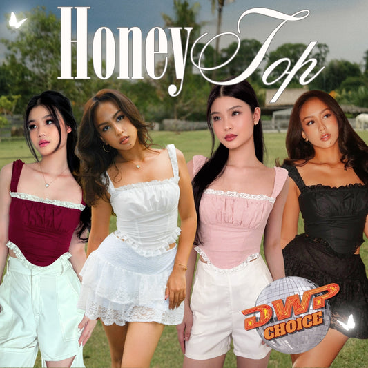 SHEWEARSSUGAR x ZETA BLANCO - Honey Top | Atasan Wanita