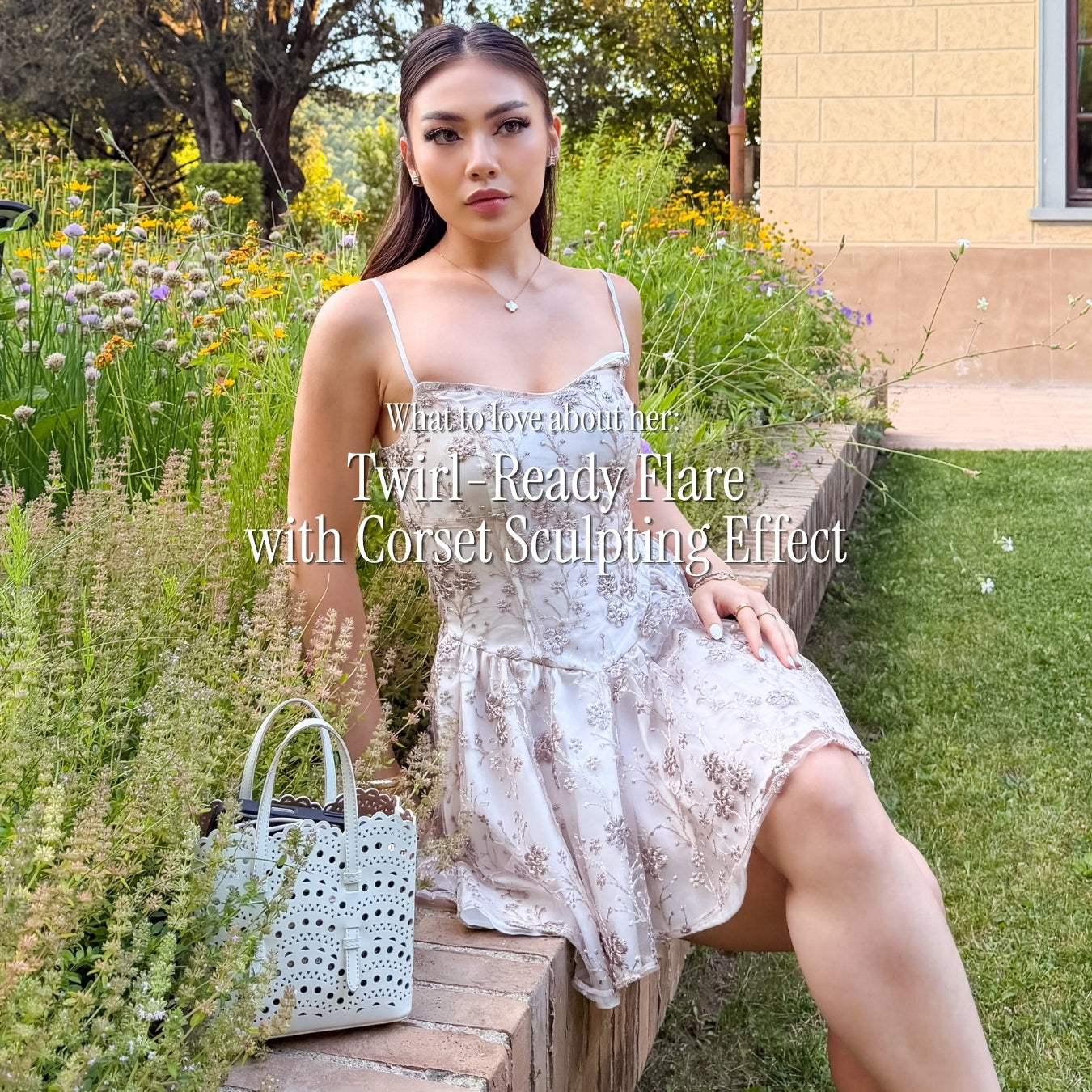 She Wears Sugar – Reese Dress | Floral Wanita Party Wedding Mini Dress Summer Bali Outfit