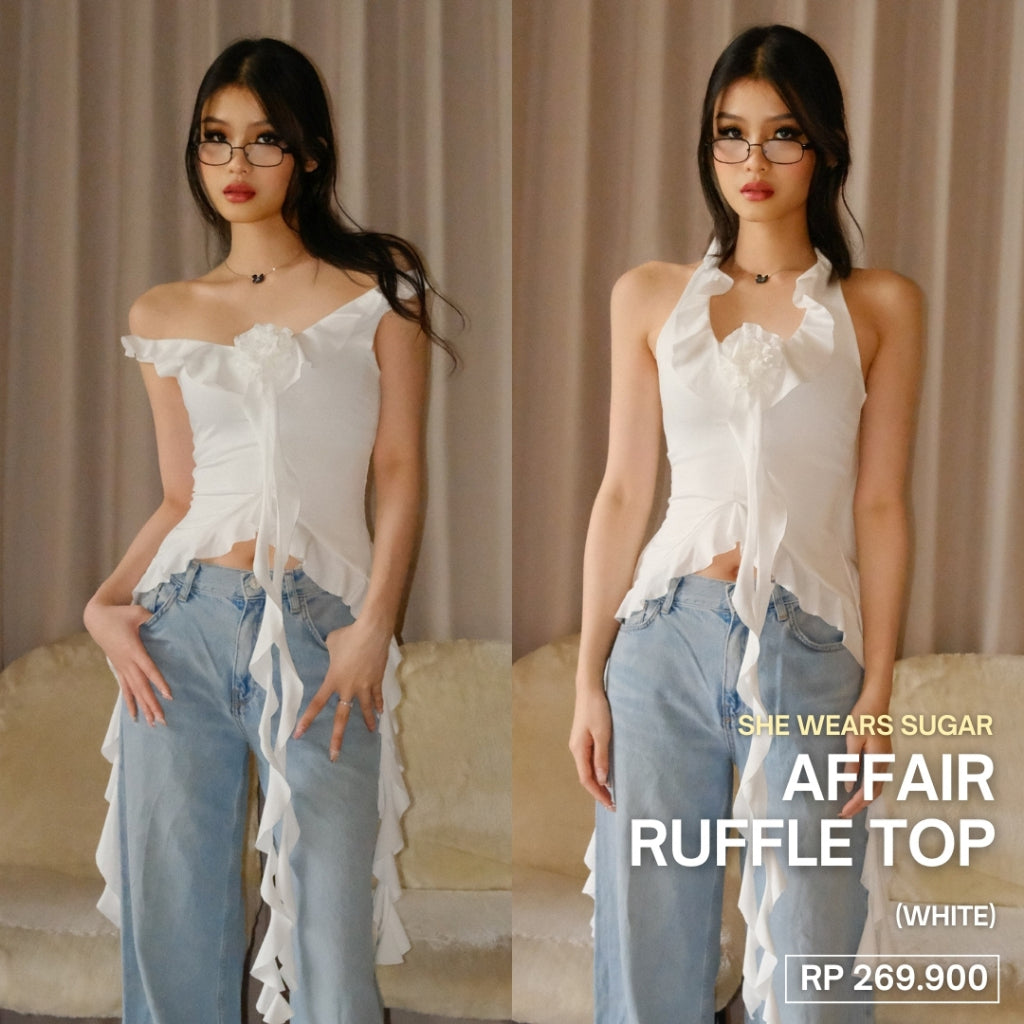 SHEWEARSSUGAR x SHAGUFFTA - Affair Top | Atasan Wanita | Outfit Korea