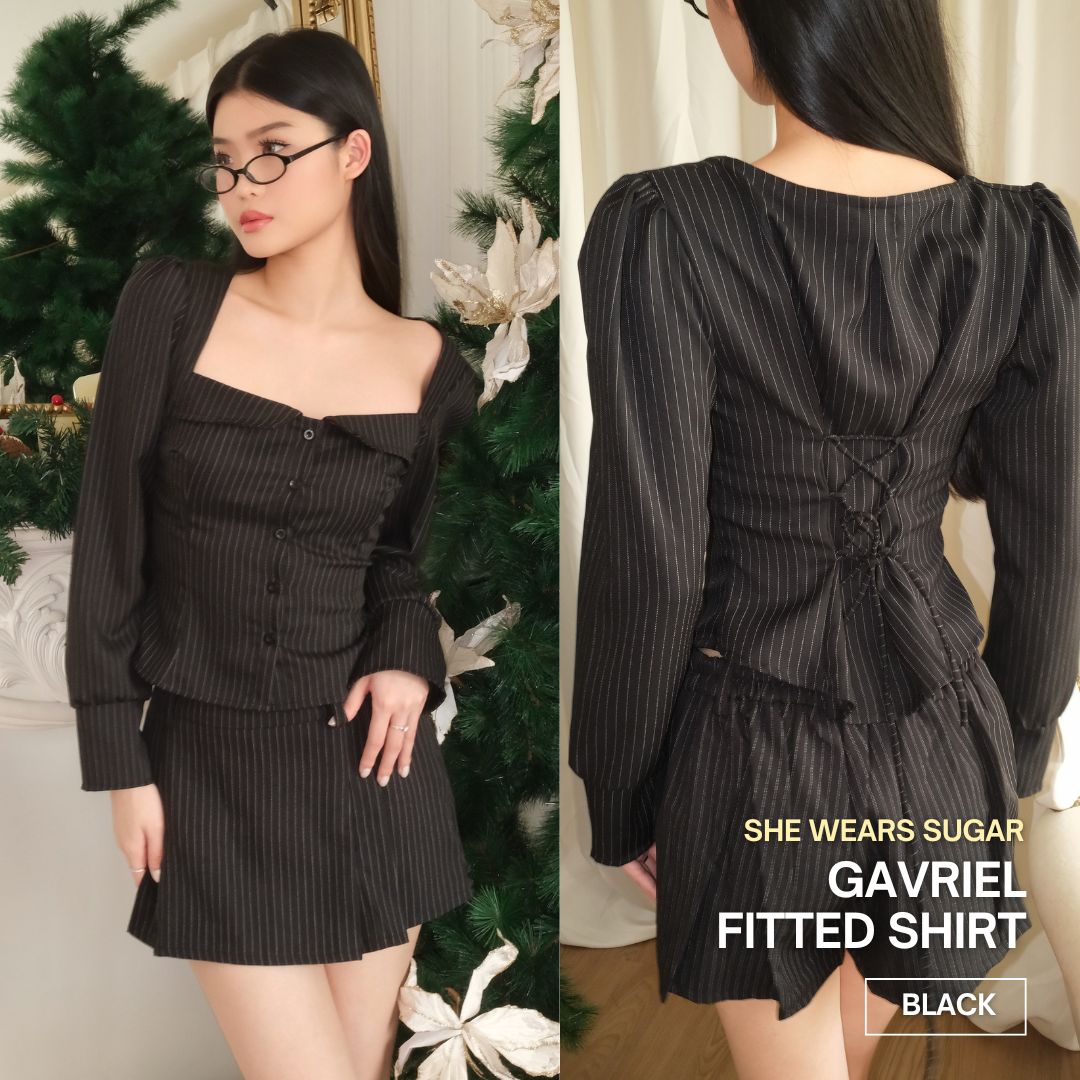 SHEWEARSSUGAR -- Gavriel Top | Fitted Shirt | Kemeja Wanita