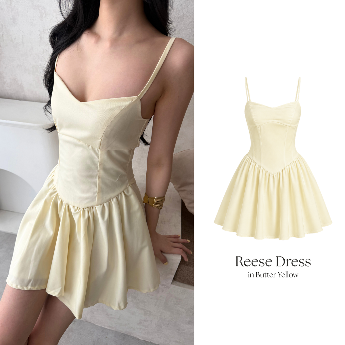 She Wears Sugar – Reese Dress | Floral Wanita Party Wedding Mini Dress Summer Bali Outfit