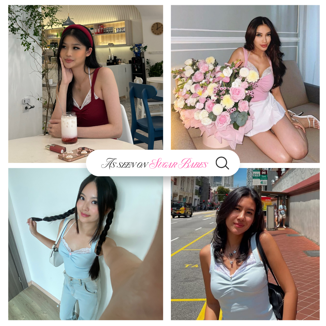 SHEWEARSSUGAR Blair Lace Halter Neck Knitted Tank Top