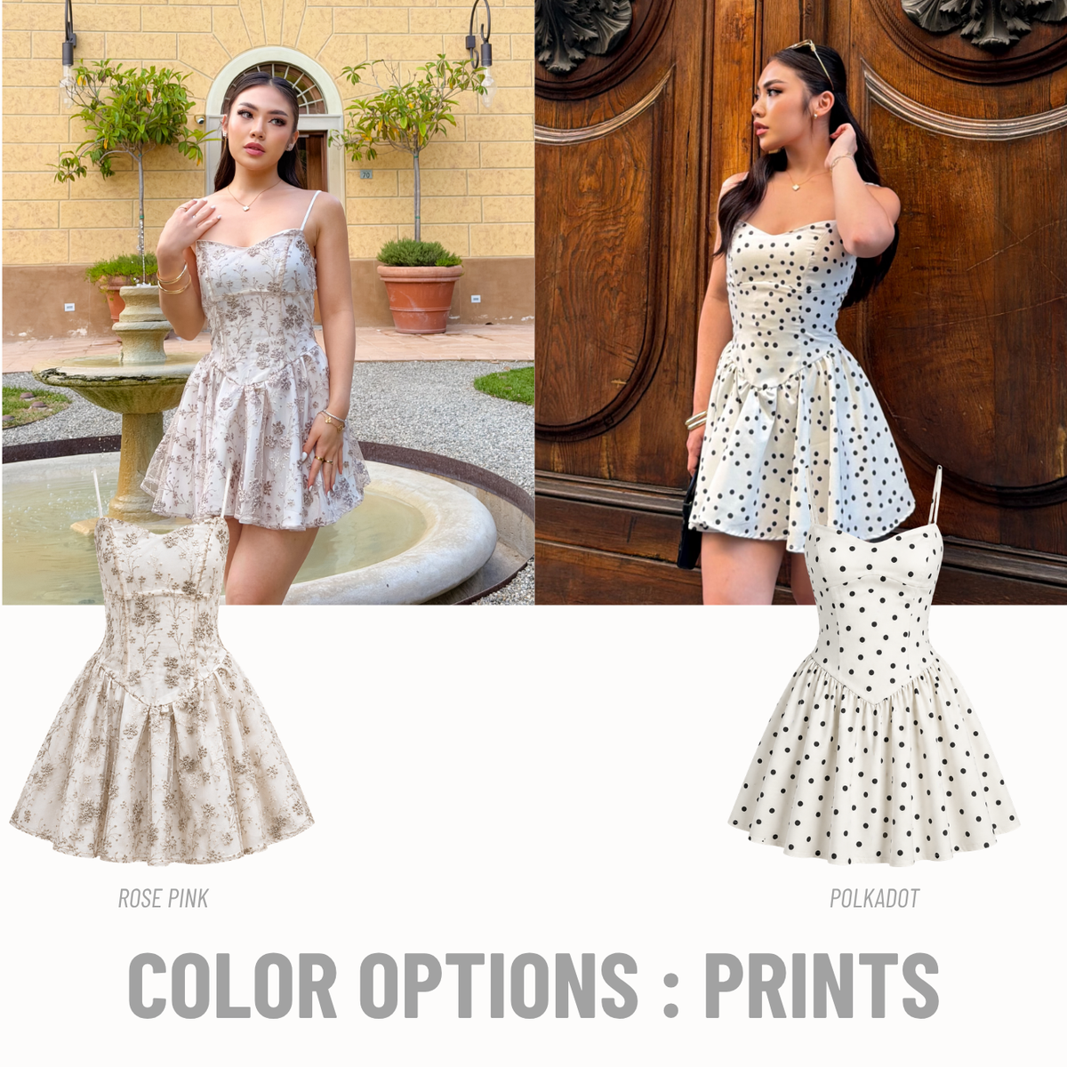 She Wears Sugar – Reese Dress | Floral Wanita Party Wedding Mini Dress Summer Bali Outfit