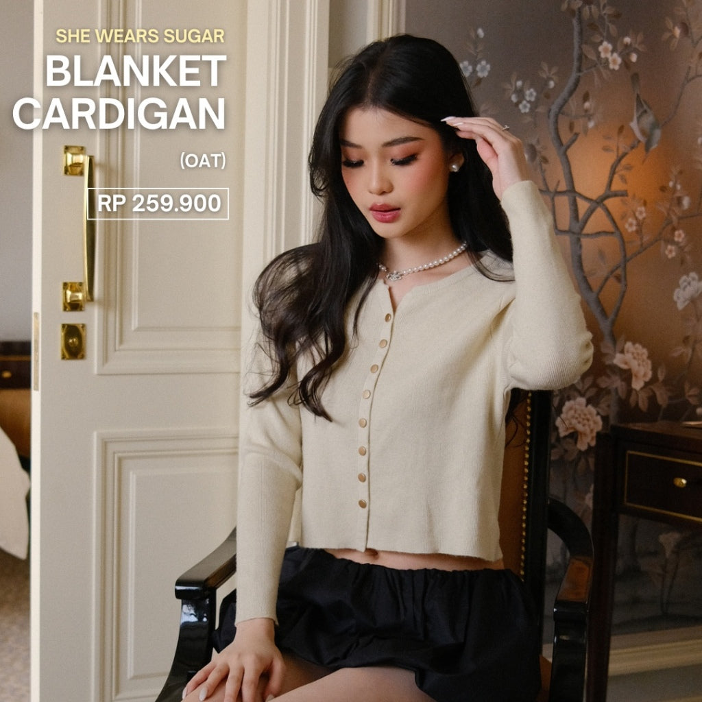 She Wears Sugar -- Blanket Cardigan | Cardigan | Atasan Wanita | Sweater