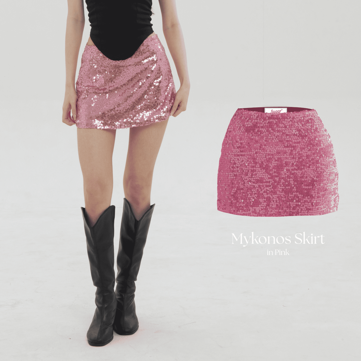 Mykonos Sequin Skirt