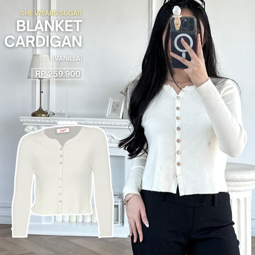 She Wears Sugar -- Blanket Cardigan | Cardigan | Atasan Wanita | Sweater