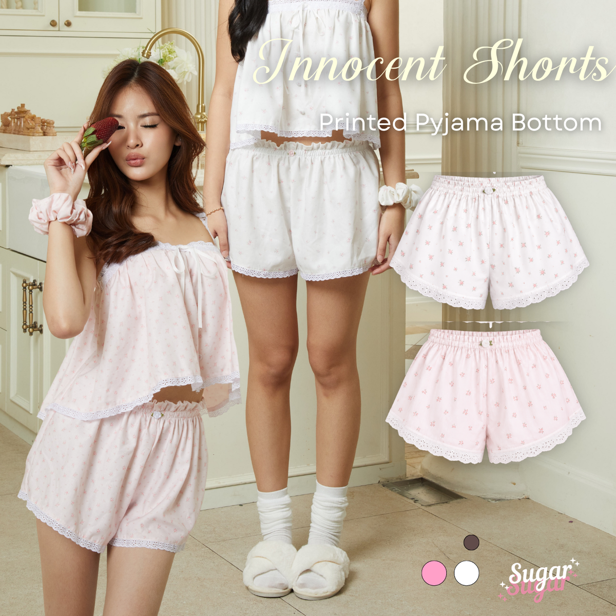 Innocent Printed Pyjama Shorts