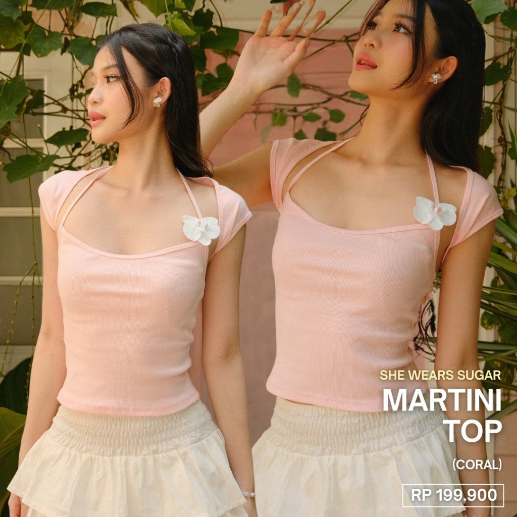 Shewearssugar MARTINI TOP | Top Wanita | Outfit Korea | Atasan Wanita