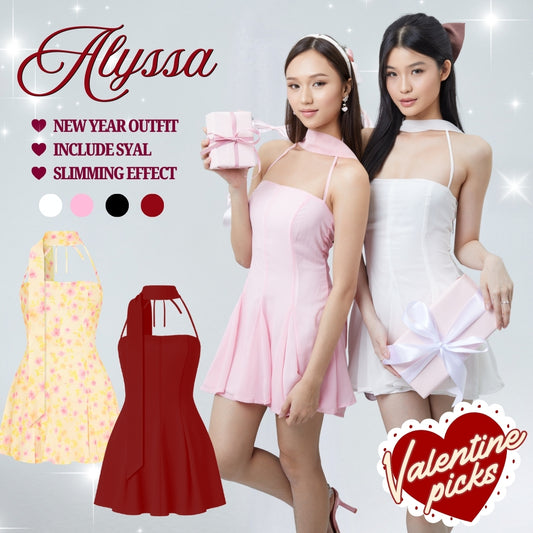 Shewearssugar -- Alyssa Dress | Halter Neckline | Scarf | Summer | Bali
