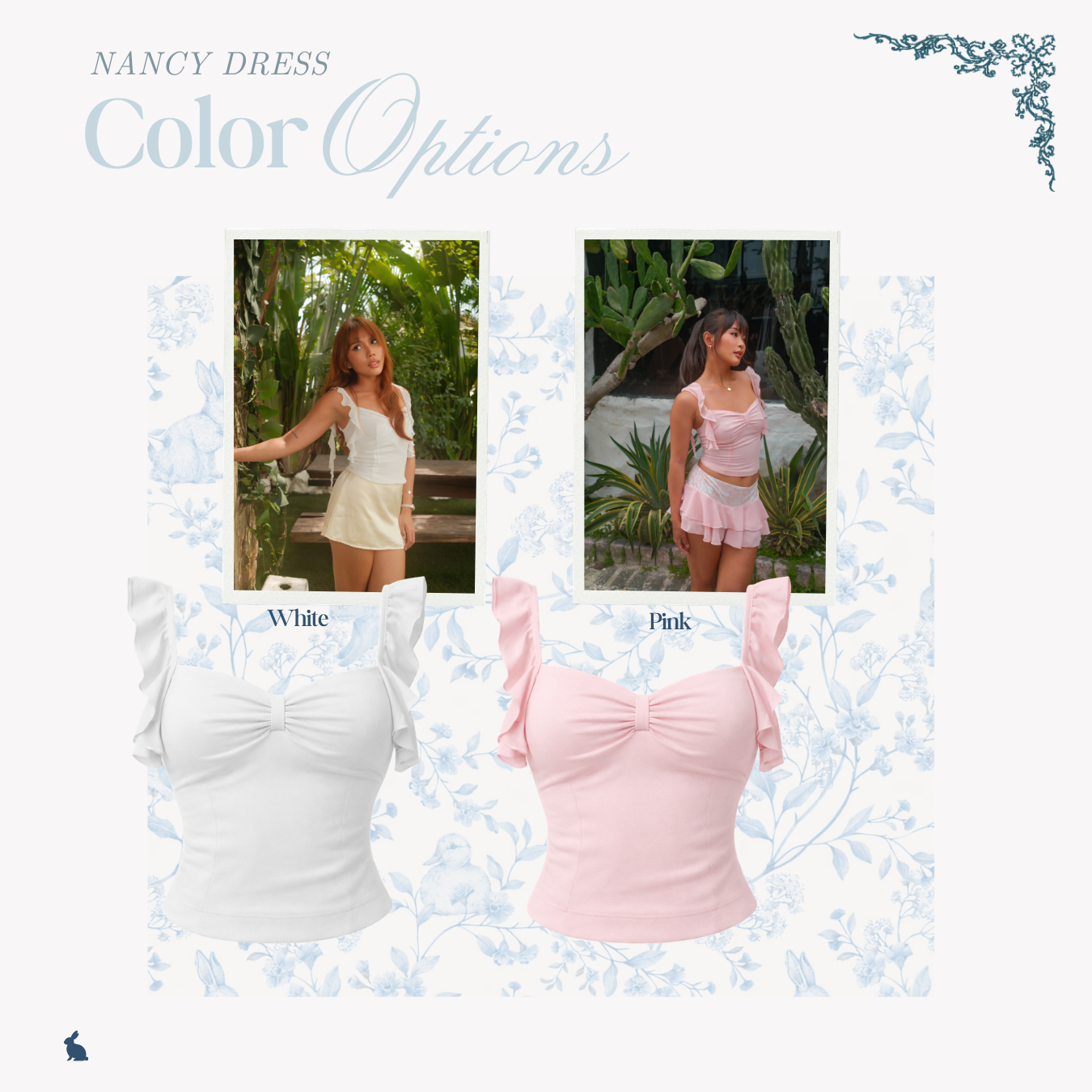 She Wears Sugar x Isabella – Coco Top | Baju Atasan Wanita Terbaru Tank Top Wanita Atasan Cewe Korean Style Summer Outfit