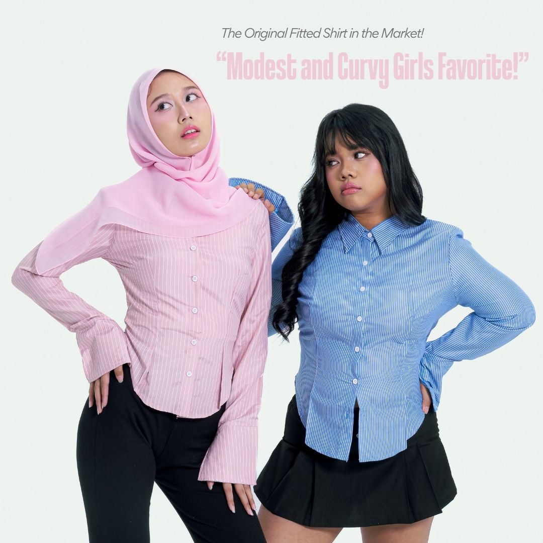 She Wears Sugar – Miss Manager Shirt | Atasan Wanita Kemeja Shirt Wanita Ngantor Outfit Kampus Korean Style Fit Body
