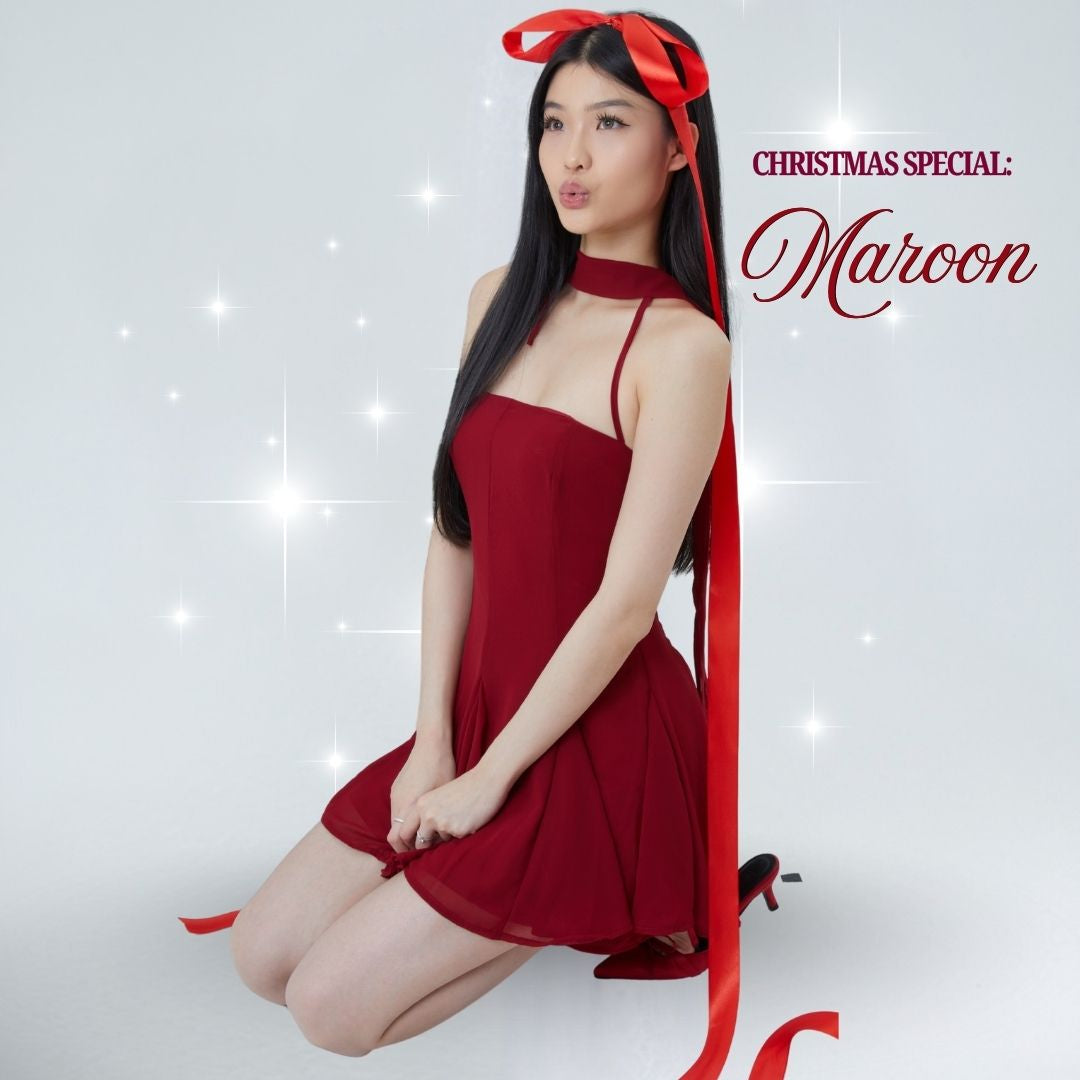 Shewearssugar -- Alyssa Dress | Halter Neckline | Scarf | Summer | Bali