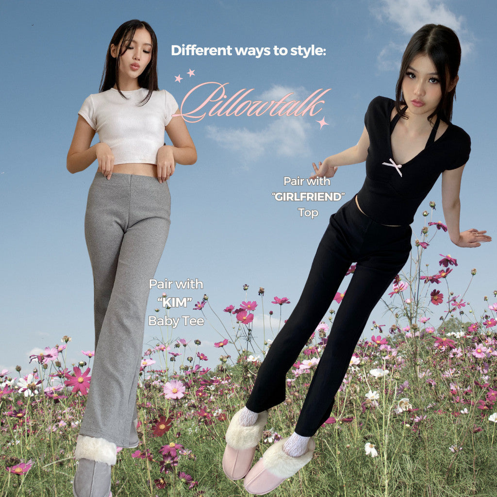 SHEWEARSSUGAR | Pillowtalk Pants | Celana Panjang Wanita | Bawahan Wanita | Flare Pants | Celana Tidur Wanita | Celana Santai | Celana Casual Wanita