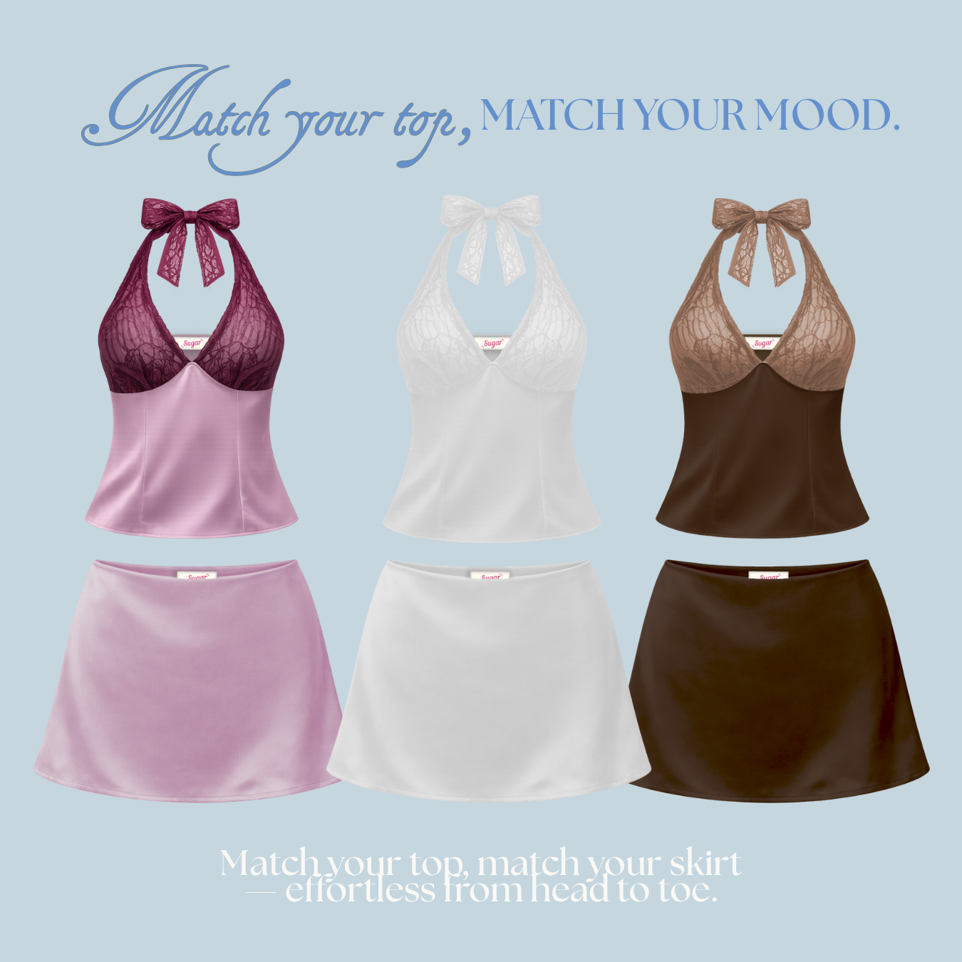 She Wears Sugar x Isabella – Posie Micro Skort | Skort Wanita Low Waist Mini Rok Celana Y2K Outfit Fit Body