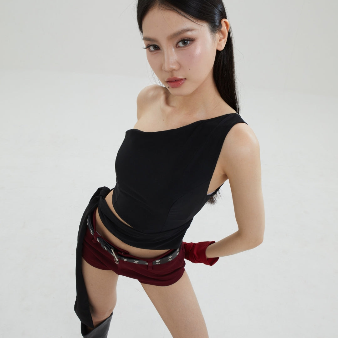 Shewearssugar -- Minnie Top | Atasan Wanita Stylish | Blackpink Konser Outfit