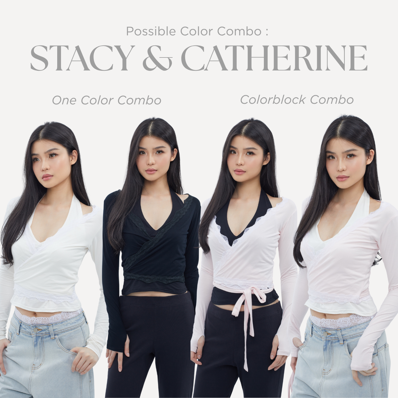 She Wears Sugar – Stacy Top | Tank Top Wanita Halter Neck Top Baju Atasan Wanita Terbaru Atasan Cewe Korean Style Fit Body