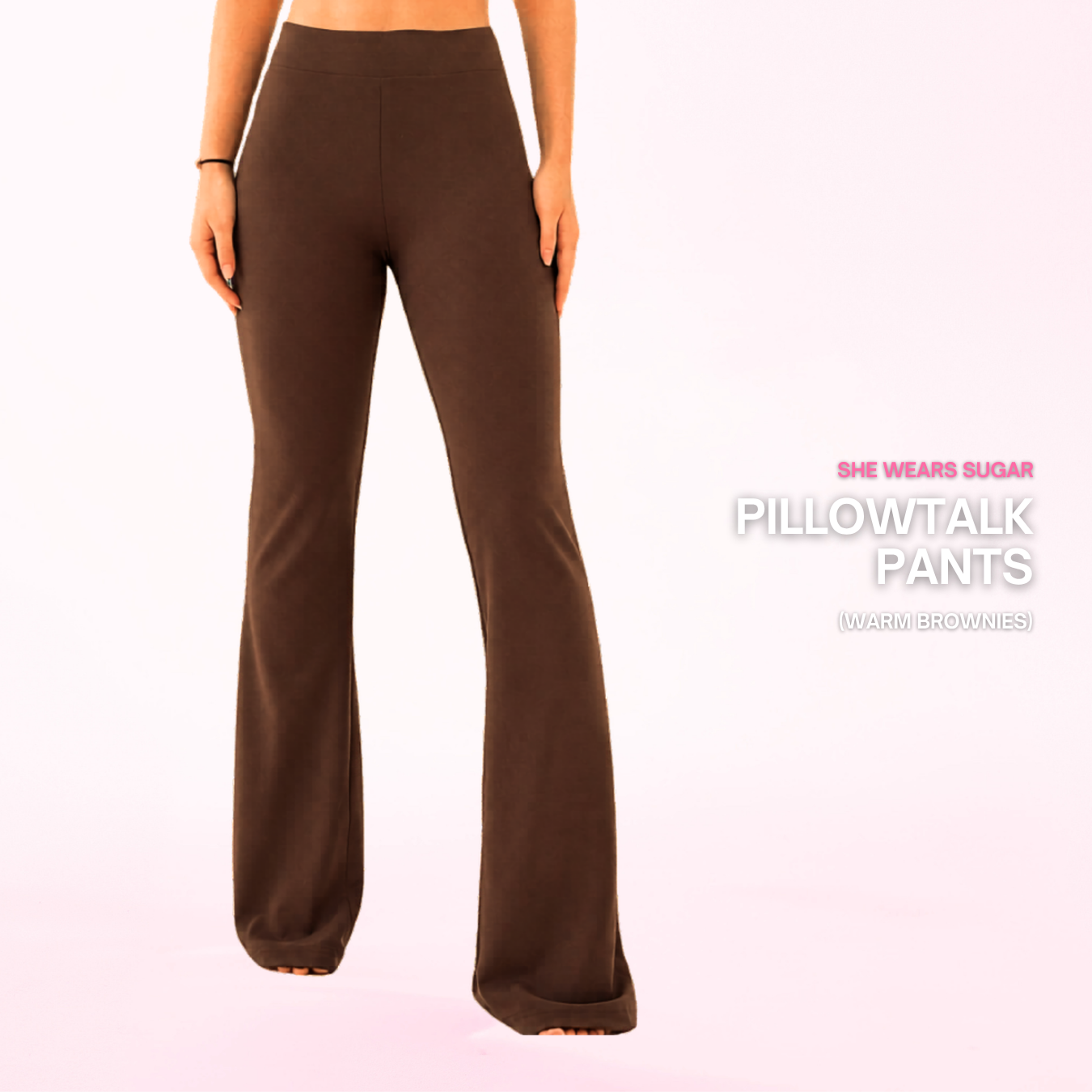 She Wears Sugar – Pillowtalk Pants | Celana Panjang Wanita Celana Training Wanita Sweatpants Wanita Flare Pants Bawahan Wanita Korean Style