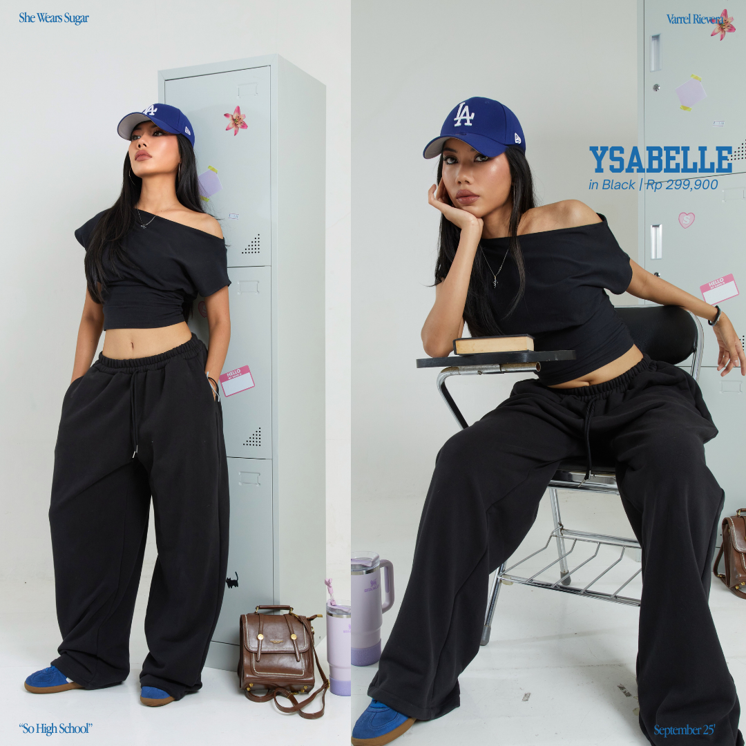 SHEWEARSSUGAR X VARREL RIEVERA — Ysabelle  Oversized Sweatpants | Loose Pants | Celana Panjang Wanita | Jogger Dancer Pants