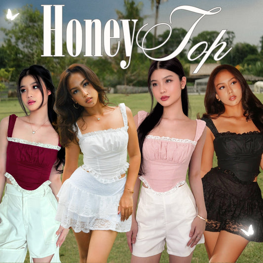 SHEWEARSSUGAR x ZETA BLANCO - Honey Top | Atasan Wanita