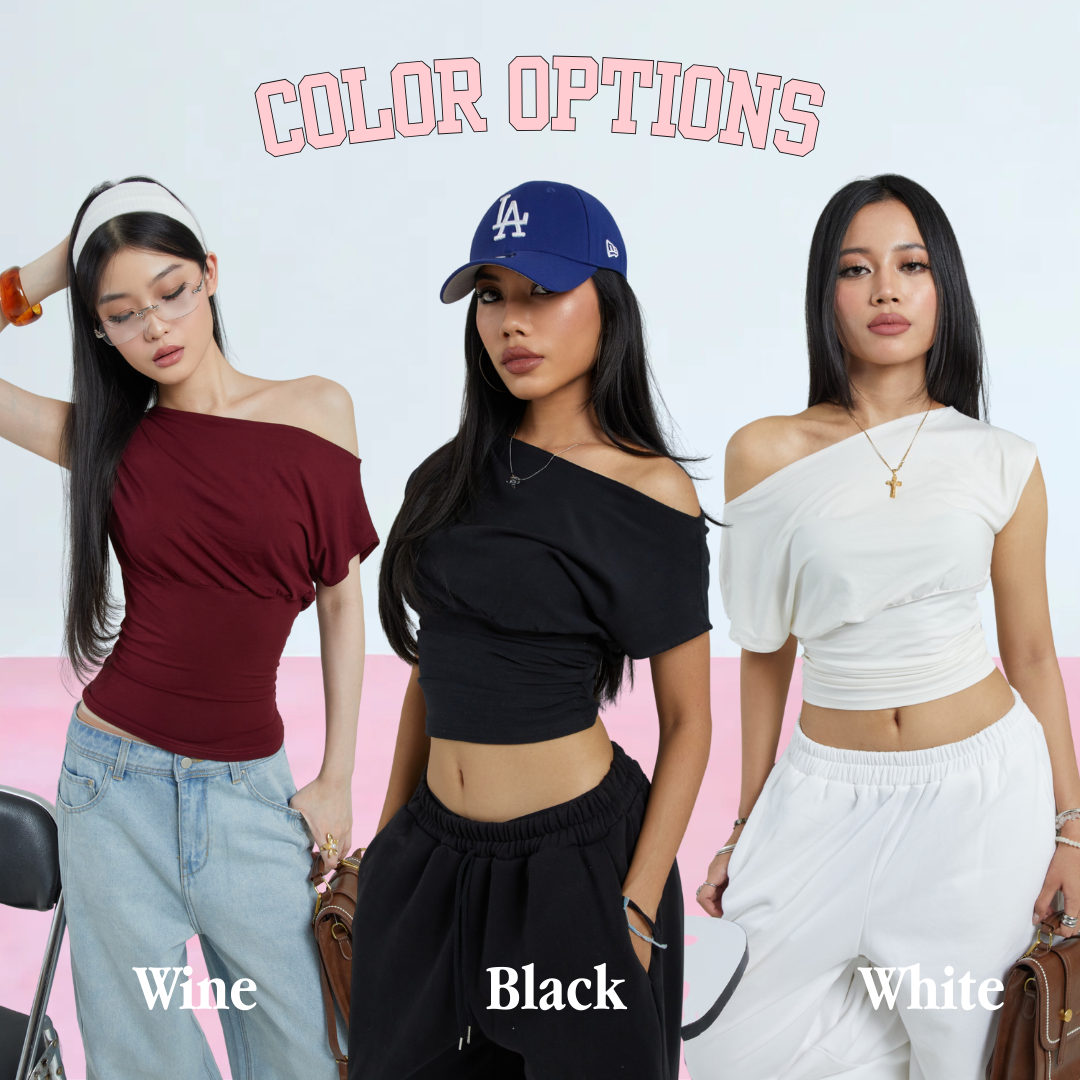 SHEWEARSSUGAR X VARREL RIEVERA —Bailey Fitted Top | T - Shirt Wanita | Atasan Baju | Wanita Cewe | Kaos Wanita | Blouse Fitted Tee