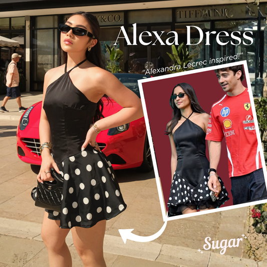 She Wears Sugar – Alexa Mini Dress | Mini Dress Wanita Halter Neck Dress Party Dress Dres Korea Coquette Outfit Fit Body