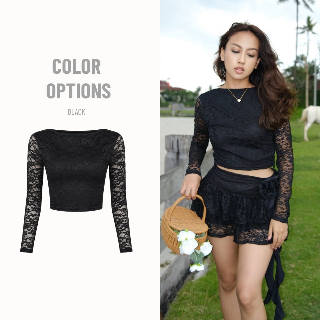 She Wears Sugar – Alma Top | Atasan Wanita Summer Bali Outfit Korean Style Coquette Resort Wear