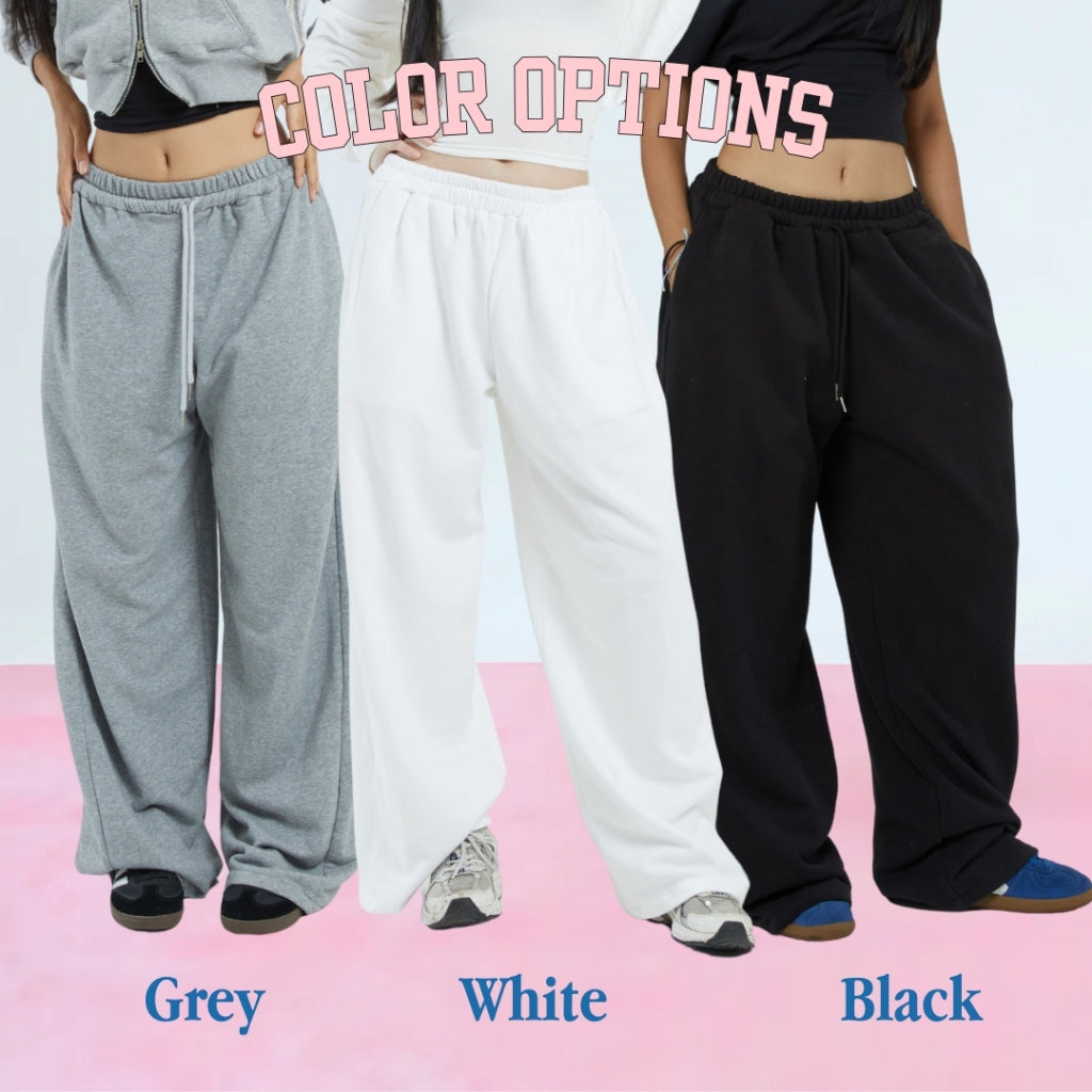 SHEWEARSSUGAR X VARREL RIEVERA — Ysabelle  Oversized Sweatpants | Loose Pants | Celana Panjang Wanita | Jogger Dancer Pants