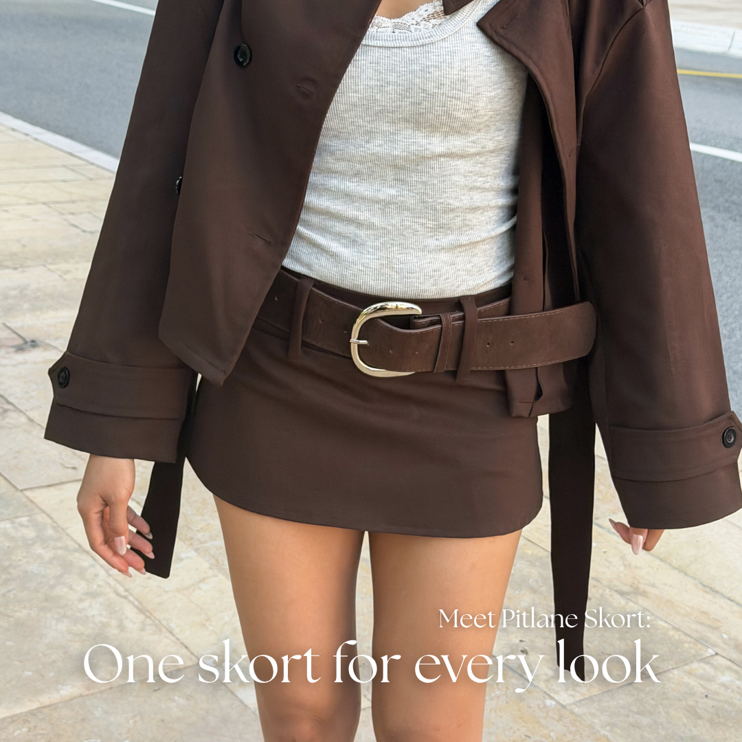 She Wears Sugar – Pitlane Skort | Wanita Rok Celana  Low Rise Y2K Outfit Summer Bali Korean Style Bawahan