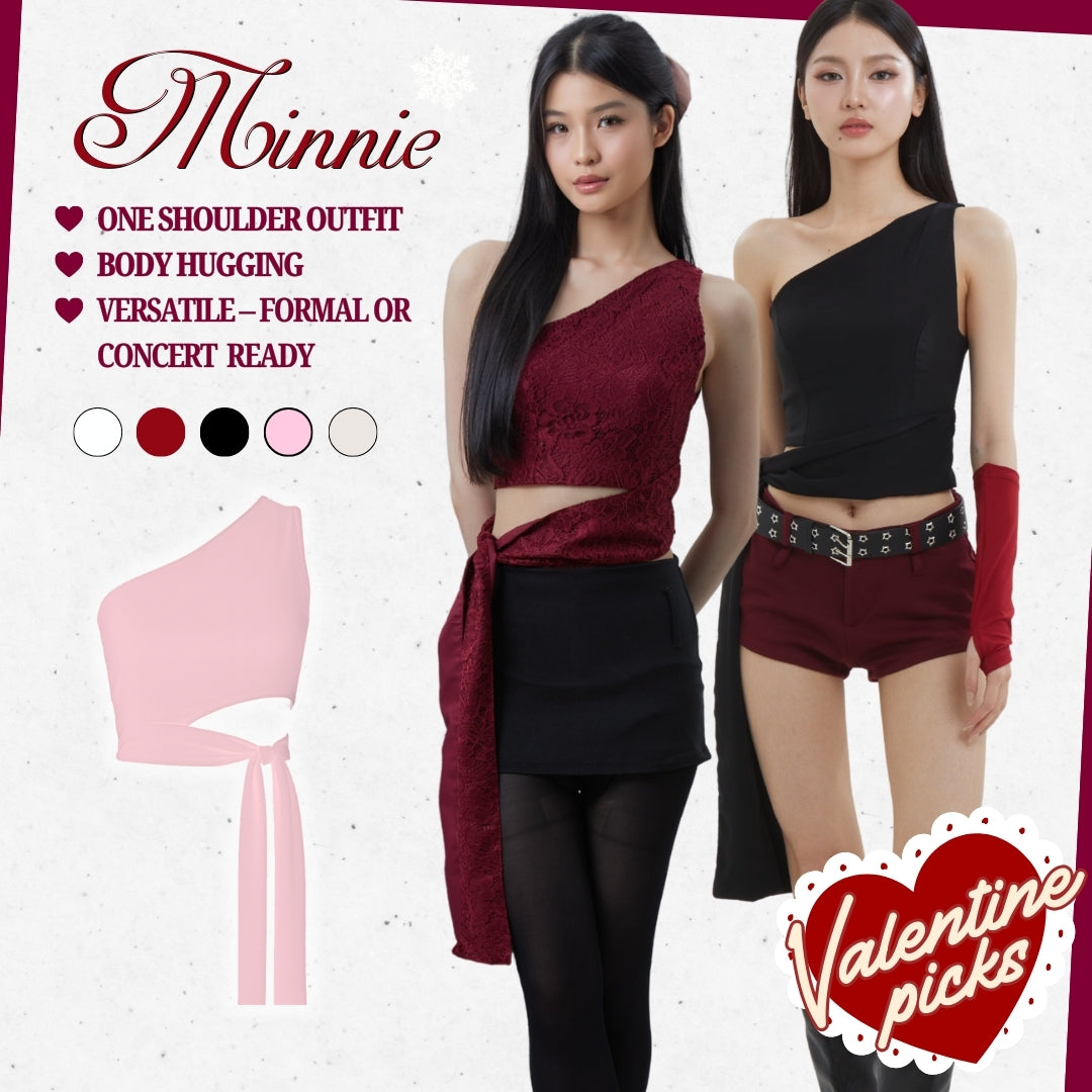 She Wears Sugar – Minnie Top | Atasan Wanita Stylish Baju Atasan Wanita Terbaru Y2K Top Korean Style Konser Outfit