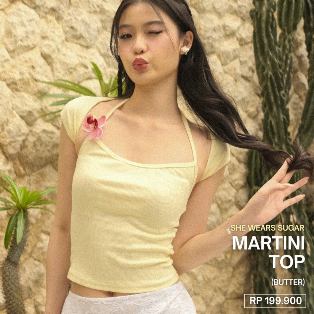 Shewearssugar MARTINI TOP | Top Wanita | Outfit Korea | Atasan Wanita